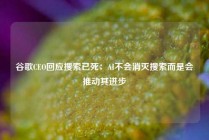 谷歌CEO回应搜索已死：AI不会消灭搜索而是会推动其进步